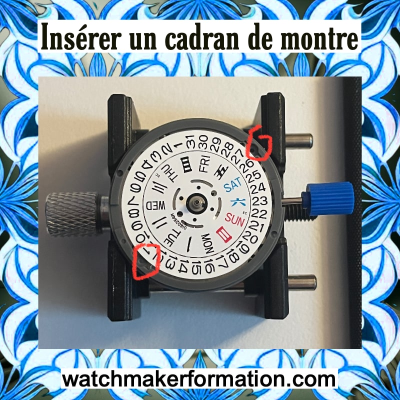 Comment installer un cadran de montre ?