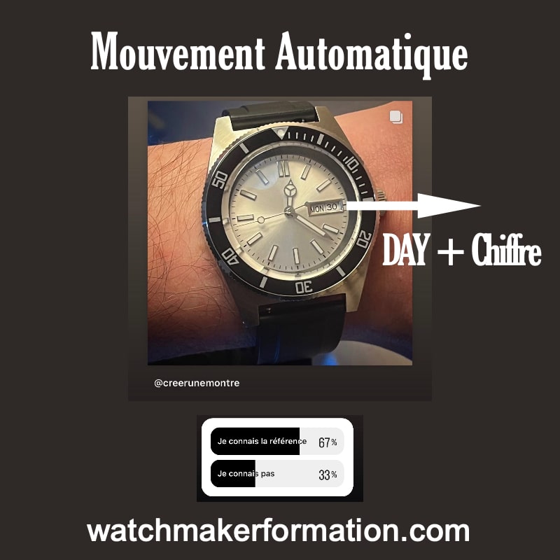 Le mouvement nh36 est parfait pour débuter