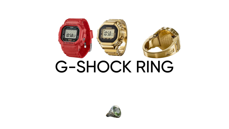 La bague casio G-SHOCK : un produit collector à découvrir 